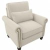 Living & Family Room Furniture * | Promotions Bush Furniture Coventry Accent Chair With Arms In Cream Herringbone Bush Furniture Cvk36Bcrh-03