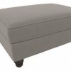 Living & Family Room Furniture * | Limit Offer Bush Furniture Coventry Storage Ottoman In Beige Herringbone Bush Furniture Cvo34Bbgh-Z