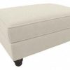 Living & Family Room Furniture * | Hot Sell Bush Furniture Hudson Storage Ottoman In Cream Herringbone Bush Furniture Hdo34Bcrh-Z